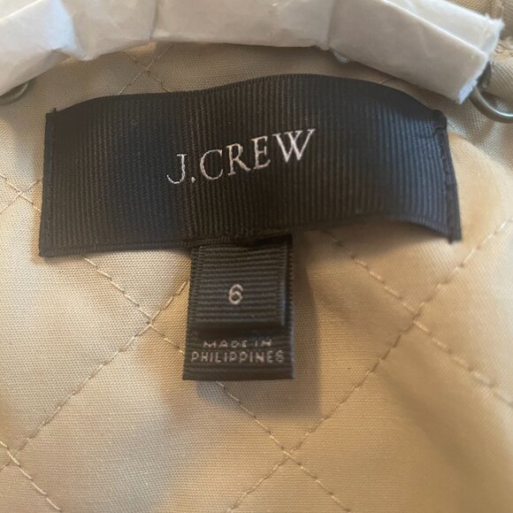 Jcrew beige padded jacket - Picture 2 of 4